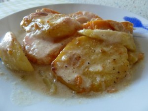 Dauphinois patates douces pommes de terre
