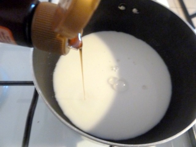 lait d'amande vanillé