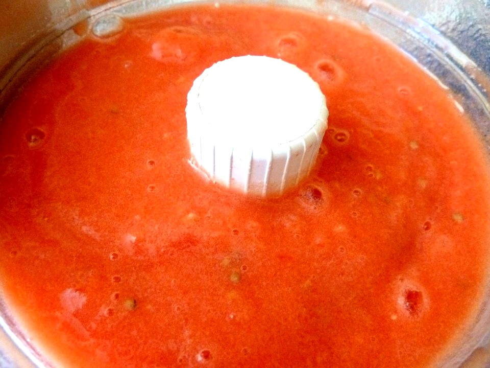 tomates mixées