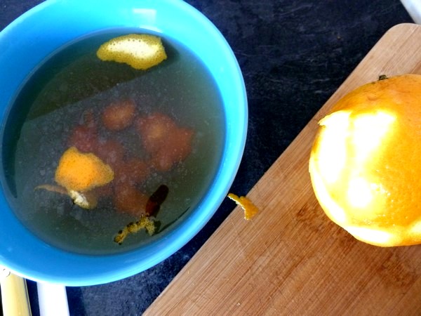 gelee orange artichaut infusion zeste