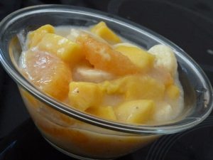 salade mangue coco dressage