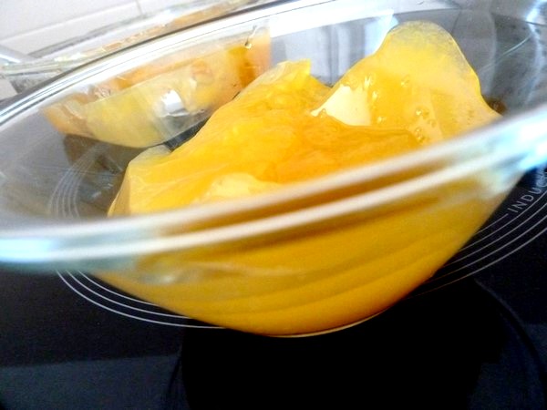 gelee orange artichaut coupe fraiche
