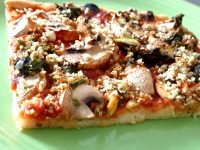 pizza green assiette