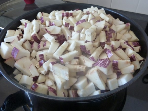wok aubergine patate douce quantite