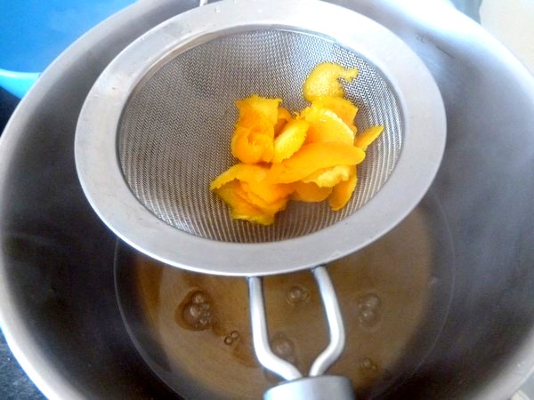 gelee orange artichaut zestes presses