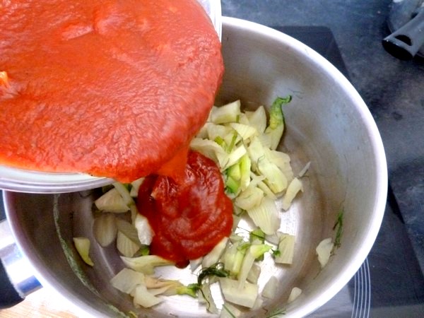 haricots rouges fenouil en sauce tomate prête