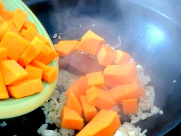 Courge butternut farcie aux graines cuisson 15 min