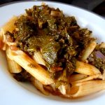 pates sans gluten au chou kale dresser et rajouter