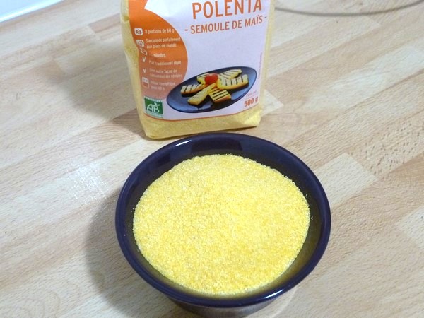 polenta persillée crème poivron cajou