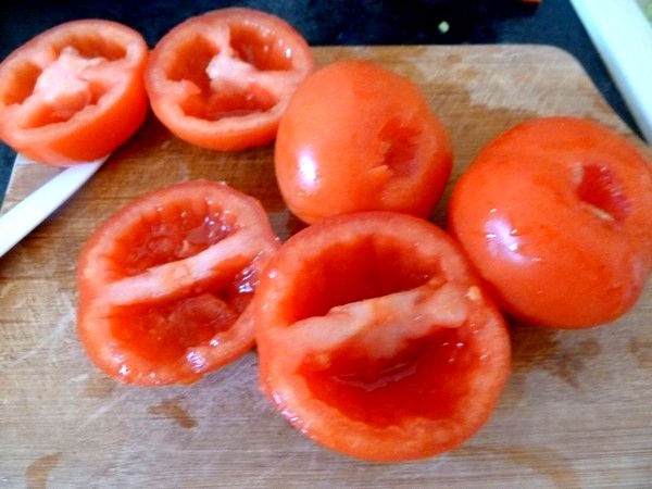 mache et tomates aux feves