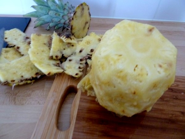tarte sans fond ananas