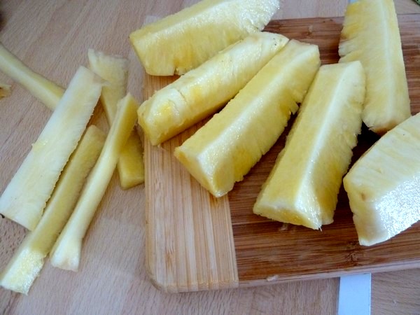 crème glacée ananas banane