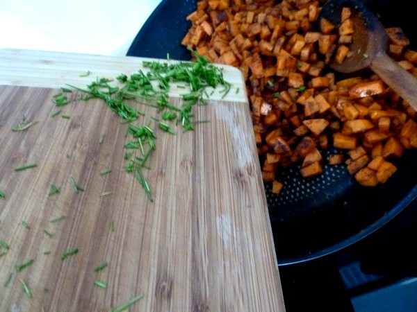 rissoles épicées de patate douce