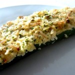 courgette farcie gros plan