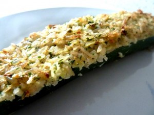 courgette farcie gros plan