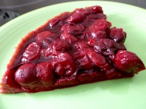 recette tarte crue aux cerises