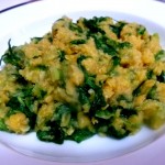 assiette de verdure aux lentilles corail