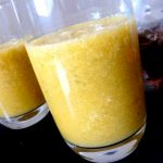 smoothie peche badiane servir