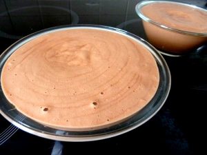 mousse chocolat au lait coco coupes