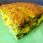 tarte aux courgettes servir