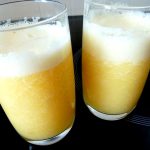 smoothie ananas infusion de plantes verres