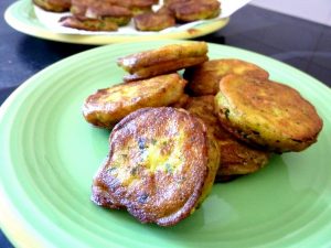 courgettes en beignets dressage