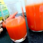 jus de carottes à la reine des pres servir frais