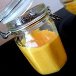 sauce cajou curcuma mise en pot