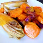 endives-sauce-agrume-et-patates-douces-servir