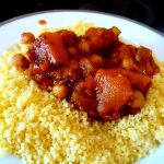 couscous vegan courge musquee pois chiches servir