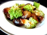 chou romanesco aux pommes grenaille deguster