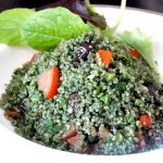 green taboule spiruline servir frais