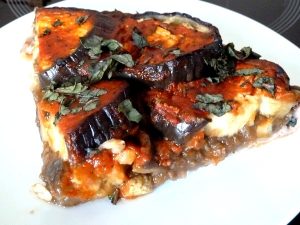 tarte aux aubergines