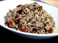 aubergine poivron gingembre au riz