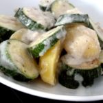 courgettes patates et crème cajou