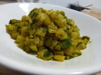 cotes de blettes persillées au curry