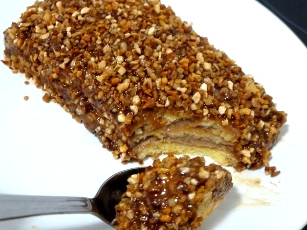 BÛCHE SANS GLUTEN PRALINÉE